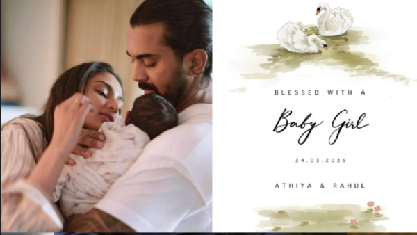KL Rahul-Athiya Shetty Reveal Baby Girl s Name Here s What Ivara Vipula Rahul Means
