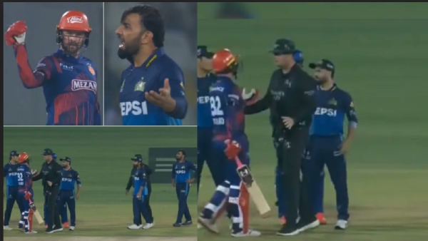 PSL 2025 Colin Munro vs Iftikhar Ahmed Clash Goes Viral Heated Argument on the Field