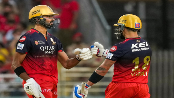 RCB VS RR Devdutt Padikkal virat kohli half century rajasthan royals target 206 runs