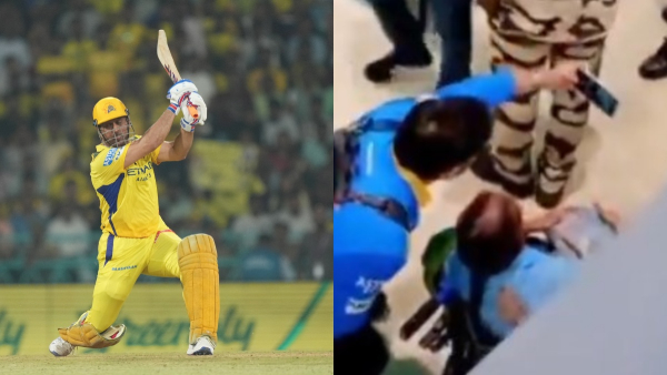 IPL 2025 MS Dhoni took a Selfie himself with woman in wheelchair video goes viral