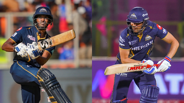 RR VS GT IPL 2025 shubman gill jos buttler half centuries sets rajasthan royals target 210 runs