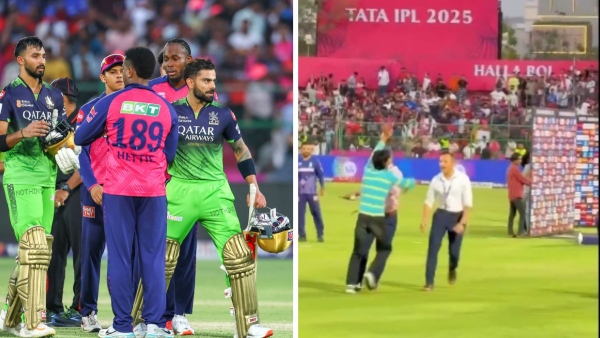 IPL 2025 Fan breaks security to meet Virat Kohli after RR vs RCB match Video