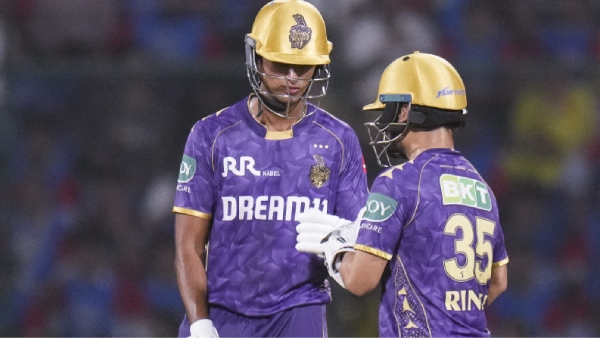 DC vs KKR KKR Sets 204-Run Target with Explosive Batting in IPL 2025 Clash