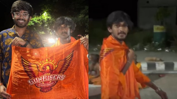 IPL 2025 SRH fan performs Arunachalam giri pradikshana seeking blessings to win SRH cup this season