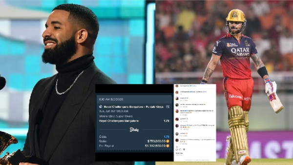 Canadian rapper Drake Bets Rs 6 4 Crore on RCB to Win IPL 2025 Final