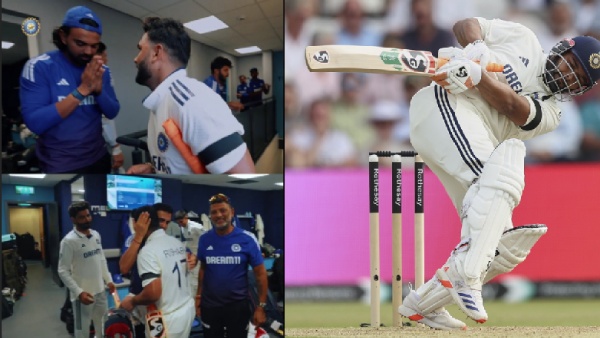 Rishabh Pant s Daring Six Shocks Dressing Room KL Rahul Folds Hands in Leeds Test