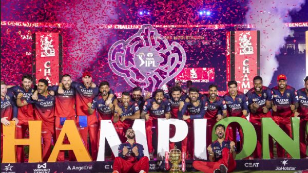 RCB Victory Parade in Bengaluru Celebrating Their First IPL Trophy