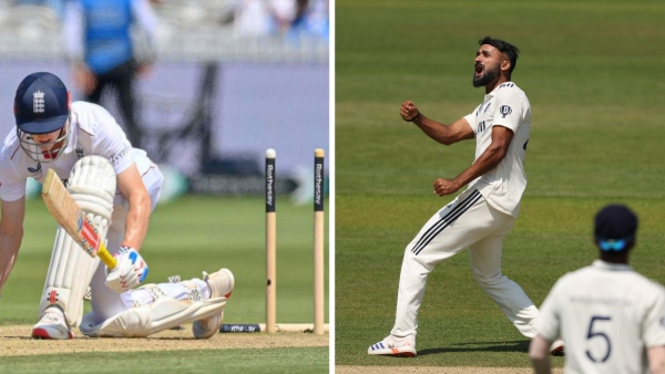 IND vs ENG Akash Deep Dismisses Harry Brook with Superb Delivery During Lords Test