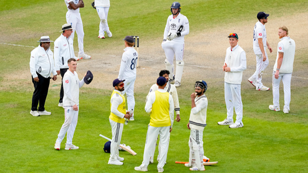 Ben Stokes Sarcastic Jab to Jadeja Want a Test Hundred Against Harry Brook Sparks Controversy Amidst Manchester Draw