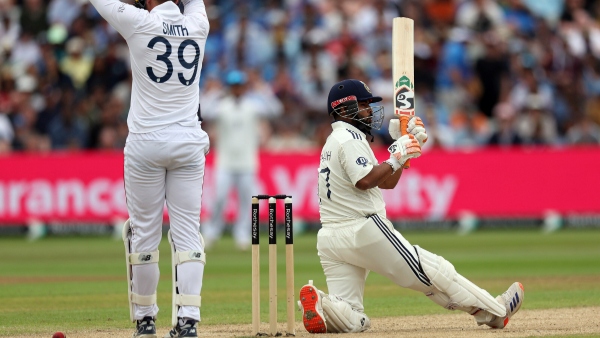 Fans Impressed as Rishabh Pant Smashes Six Off Josh Tongue in IND vs ENG 2nd Test