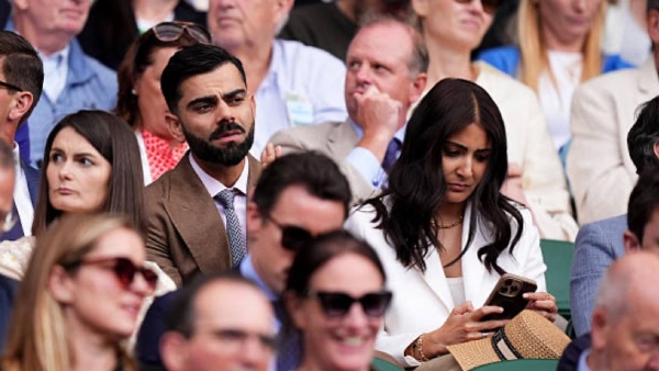Virat Kohli and Anushka Sharma Attend Wimbledon 2025 Cheer for Novak Djokovic