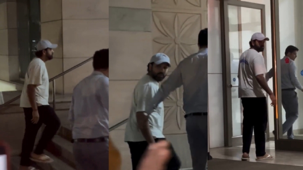 Viral Video Rohit Sharma Rushed to Hospital Late at Night Fans Worried