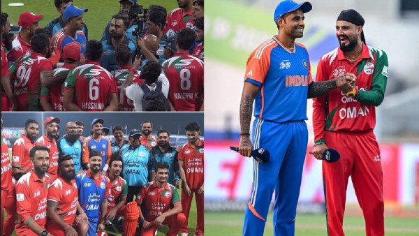 Oman Players Mob Suryakumar Yadav Oman Captain Makes Special Request to BCCI
