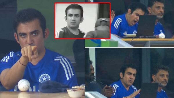 Viral Video Gautam Gambhir Goes Gangster Mode Unseen Dugout Video