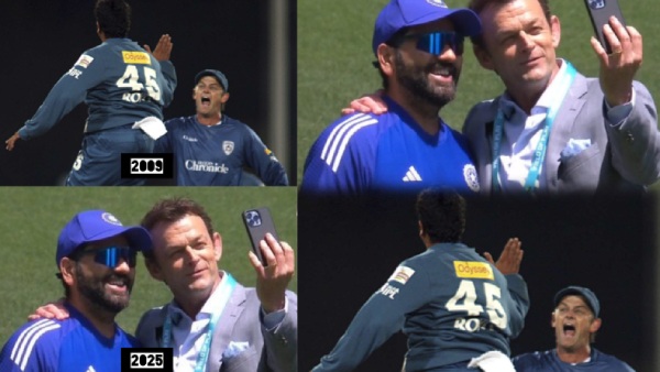 Deccan Chargers Reunion in Adelaide Rohit Sharma and Adam Gilchrist Selfie Goes Viral