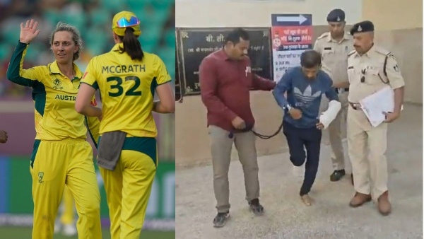 Accused in Australian Cricketers Harassment Case Caught on Video Limping After Arrest in Indore