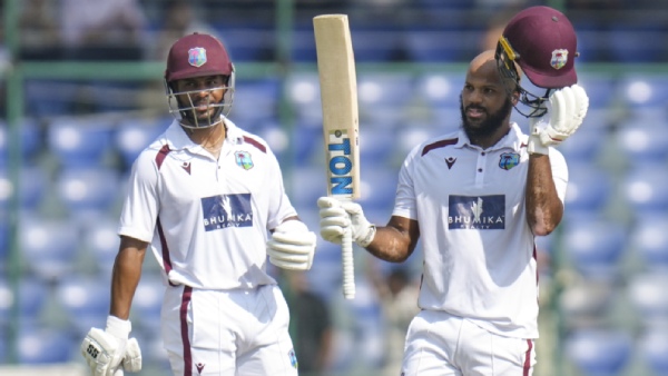 John Campbell Fighting Century Gives West Indies Hope in 2nd Test vs India