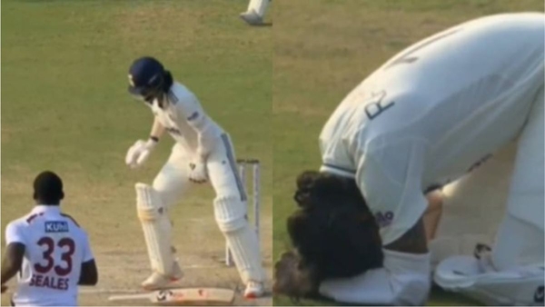 KL Rahul Escapes Injury After Ball Strikes His Abdominal Guard During Delhi Test