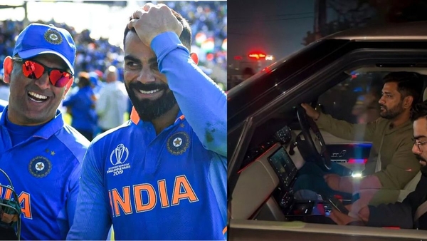 MS Dhoni Treats Virat Kohli to Dinner and Personally Drives Him Back Viral Video Delights Fans