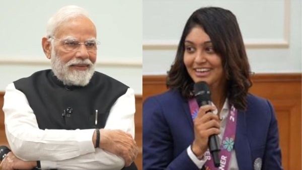 Harleen Deol Hilariously Asks PM Modi About His Skincare Routine Harleen Deol Hilariously Asks PM Modi About His Skincare Routine