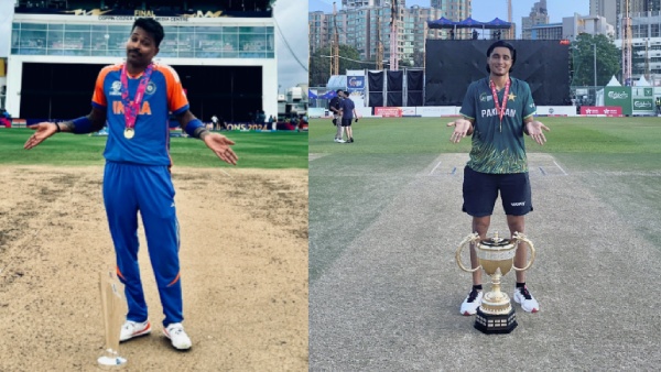 Pak Cricketer Mohammad Shehzad Copies Hardik Pandya Style After Hong Kong Sixes Win