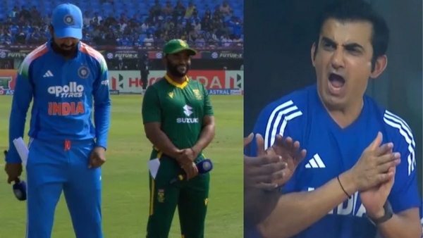 Gautam Gambhir s Reaction Goes Viral as India Finally Win an ODI Toss After 20 Matches