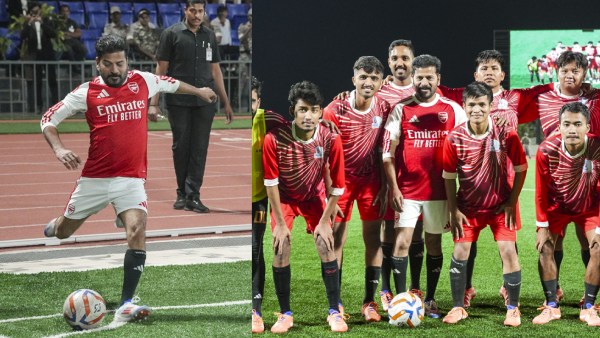 CM Revanth Reddy Gears Up for Friendly Match with Lionel Messi Practice Session Goes Viral