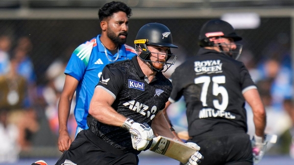 Daryl Mitchell and Glenn Phillips Smash Tons as New Zealand Post Massive Total in 3rd ODI vs India Daryl Mitchell and Glenn Phillips Smash Tons as New Zealand Post Massive Total in 3rd ODI vs India