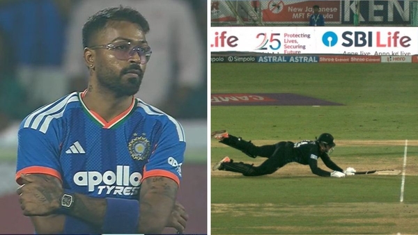 Hardik Pandya s Brilliant Direct-Hit Dismisses Santner in India vs New Zealand 4th T20 Video