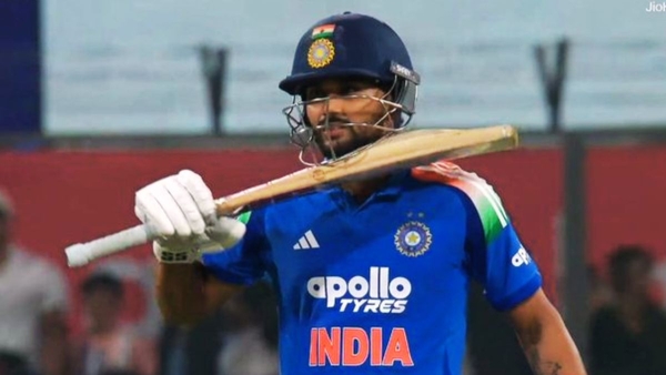 IND vs NZ Nitish Kumar Reddy s Pushpa Celebration After Maiden ODI Fifty Goes Viral