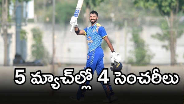 Devdutt Padikkal Continues Vijay Hazare Run-Feast Slams Fourth Century in Five Innings