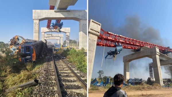 Thailand Train Tragedy Crane Collapses on Train 22 Killed and Over 80 Injured