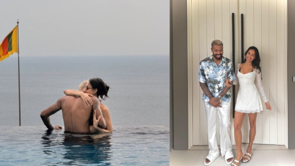 Hardik Pandya Romance with Girlfriend Mahieka Sharma in Swimming Pool Birthday Post Viral Hardik Pandya Romance with Girlfriend Mahieka Sharma in Swimming Pool Birthday Post Viral