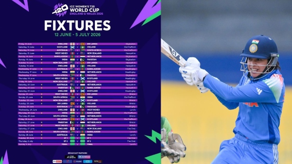 ICC Womens T20 World Cup 2026 India vs Pakistan on June 14 Check Full Schedule and Groups
