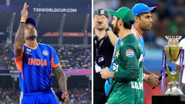 IND vs PAK India Lose Toss Abhishek Sharma and Kuldeep Yadav In Tension Peaks with No Handshake in T20 WC 2026 IND vs PAK India Lose Toss Abhishek Sharma and Kuldeep Yadav In Tension Peaks with No Handshake in T20 WC 2026