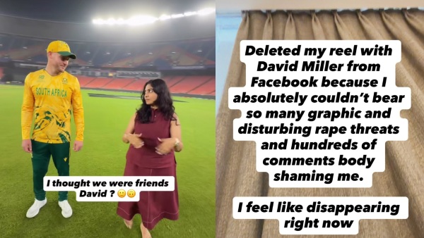 Influencer Princy Parikh Faces Assault Threats for Reel with David Miller Amid India T20 Defeat