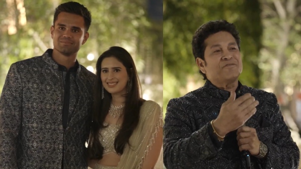Sachin Tendulkar Emotional Speech About Arjun-Saaniya Wedding Who is Saaniya Chandok