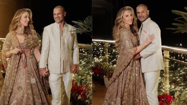 Shikhar Dhawan and Sophie Shine Sangeet Ceremony Photos Viral Gabbar New Innings Full Details