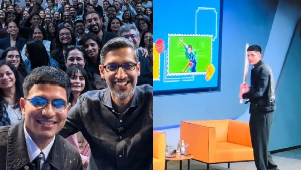 Shubman Gill Teaches Short Ball Technique to Google CEO Sundar Pichai Viral Video Update