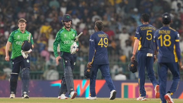 SL vs IRE T20 World Cup 2026 Maheesh Theekshana and Wanindu Hasaranga Spin Sri Lanka to a 20-Run Victory