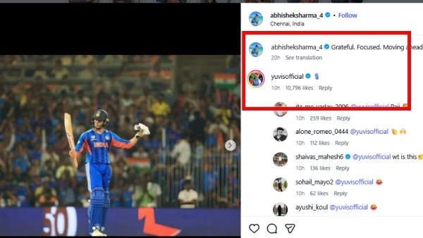 Yuvraj Singh Is Hilarious Slipper Emoji Comment on Abhishek Sharma s Post Goes Viral