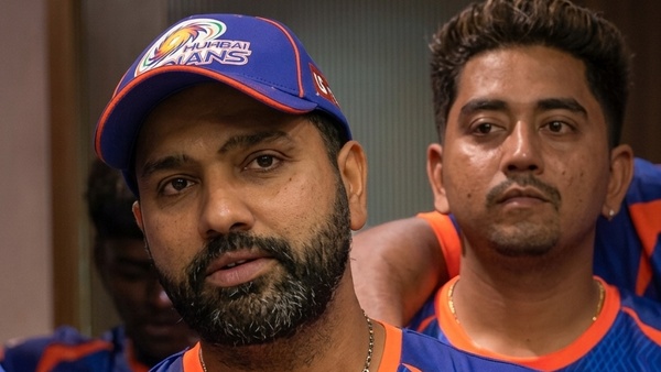 Head Straight Feet on Ground Rohit Sharma s Fiery Dressing Room Speech Goes Viral After MI Victory