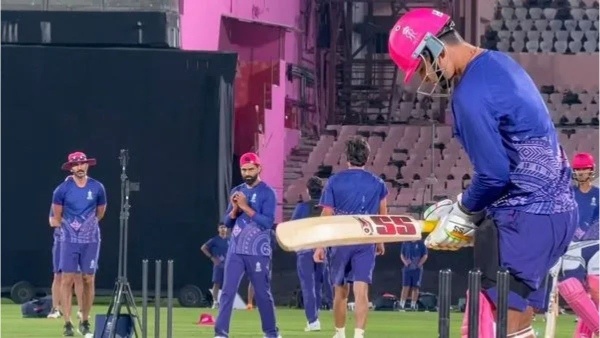 RR Training Highlights 14-Year-Old Vaibhav Suryavanshi Takes On Ravindra Jadeja in Intense IPL 2026 Net Session