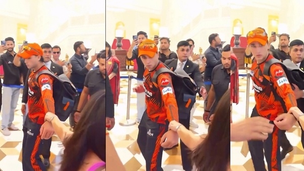 Abhishek Sharma Uncomfortable Fan Encounter Viral Video Shows Fan Grabbing SRH Opener Hand Abhishek Sharma Uncomfortable Fan Encounter Viral Video Shows Fan Grabbing SRH Opener Hand