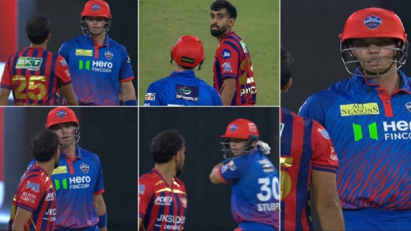 IPL 2026 Prince Yadav vs Tristan Stubbs Heated Face-off Rishabh Pant Opening Experiment Fails