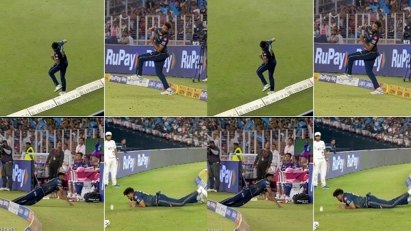 IPL 2026 Mohammed Siraj s Massive Blunder Drops Easy Catch and Gifts a Six in GT vs RR Clash