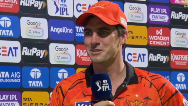 Pat Cummins Praises Salil Arora After SRH Historic 244 Run Chase Against MI in IPL 2026