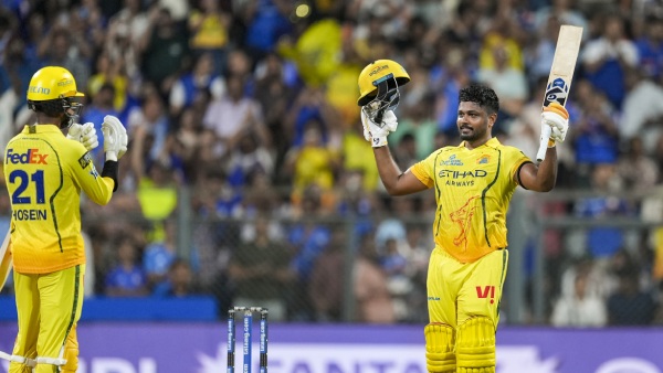 IPL 2026 Sanju Samson Smashes Century for CSK Shashi Tharoor and Suresh Raina Applaud IPL 2026 Sanju Samson Smashes Century for CSK Shashi Tharoor and Suresh Raina Applaud
