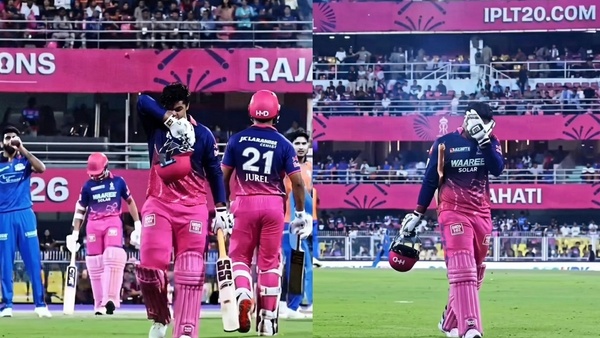15-Year-Old Vaibhav Suryavanshi Tears Up After Getting Out in RR vs MI Heartbreaking Moment Video Viral