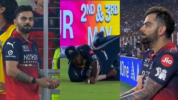IPL 2026 Virat Kohli Fumes Over Rajat Patidar s Controversial Dismissal vs Gujarat Titans Video